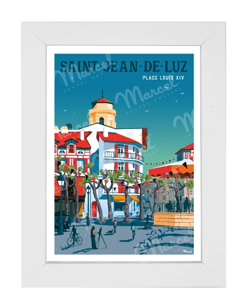 Carte Postale SAINT-JEAN-DE-LUZ "Place Louis XIV"