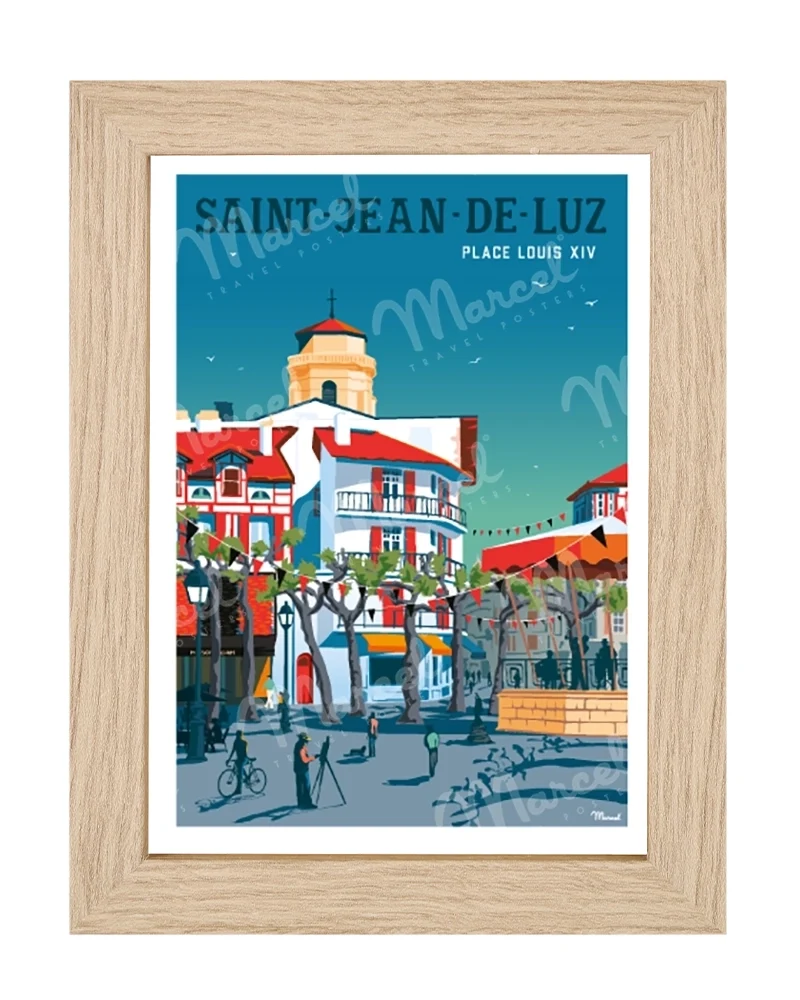 Carte Postale SAINT-JEAN-DE-LUZ "Place Louis XIV"