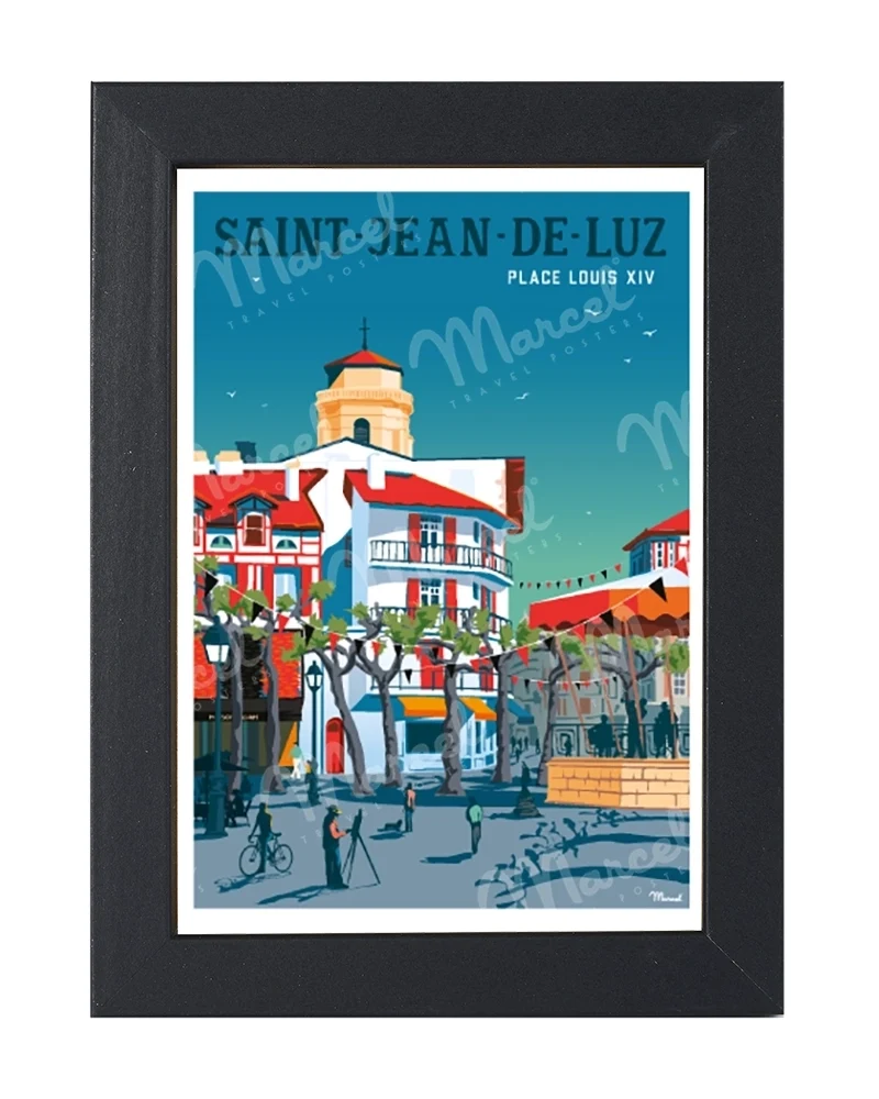 Carte Postale SAINT-JEAN-DE-LUZ "Place Louis XIV"