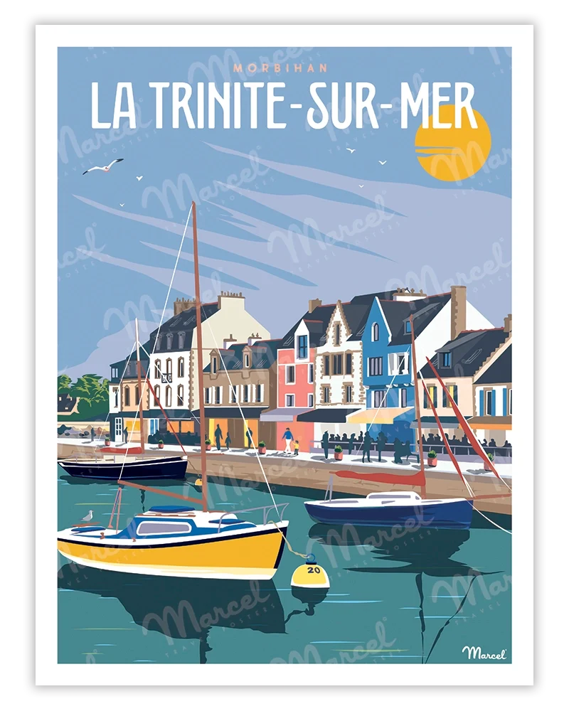 Affiche LA TRINITÉ-SUR-MER