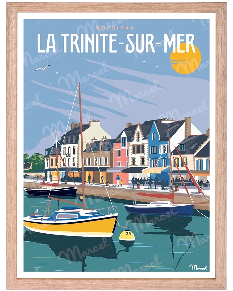 Affiche LA TRINITÉ-SUR-MER