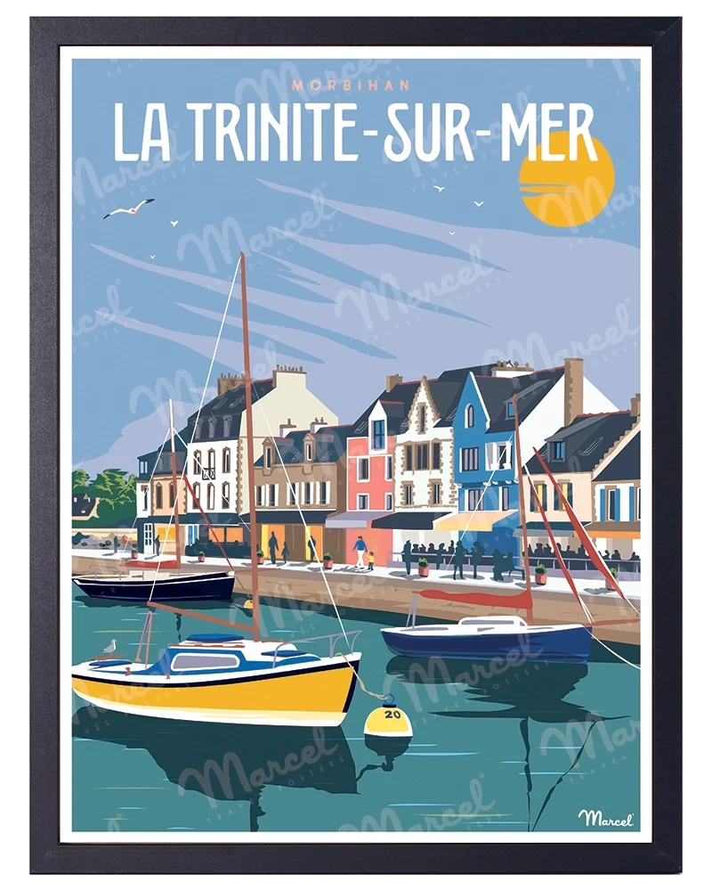 Affiche LA TRINITÉ-SUR-MER