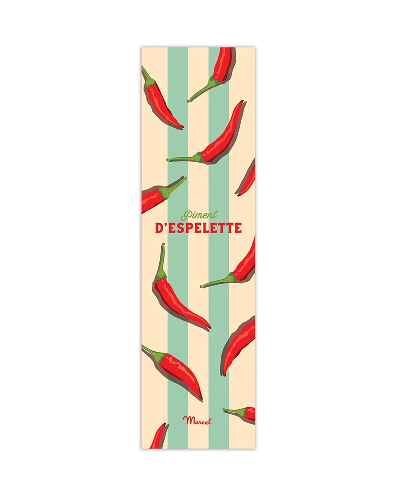 Marque-Page Travel Color "Piment d'ESPELETTE"