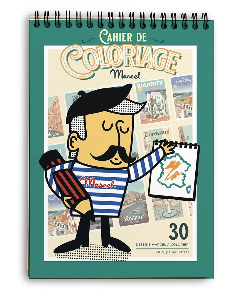 Cahier de Coloriage Marcel