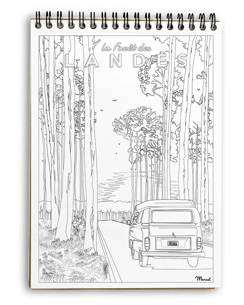 Cahier de Coloriage Marcel