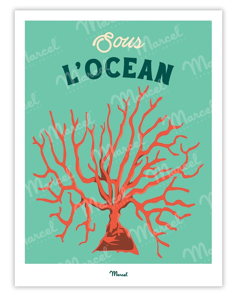 Affiche Travel Color "Sous l'Océan"