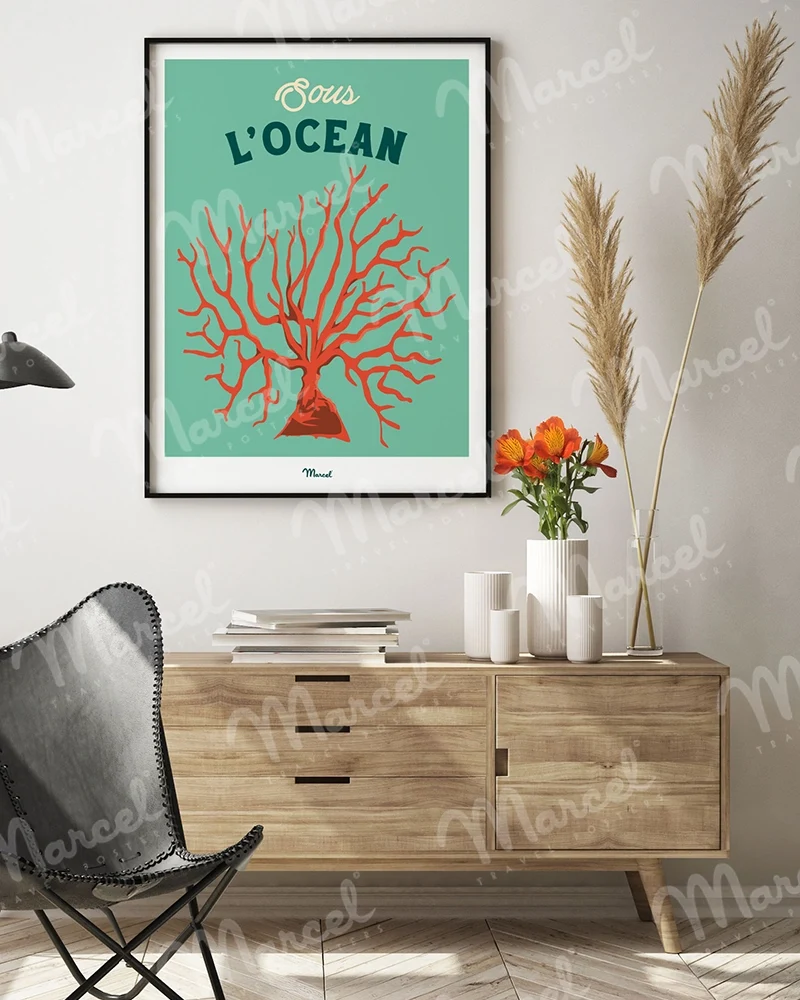 Affiche Travel Color "Sous l'Océan"