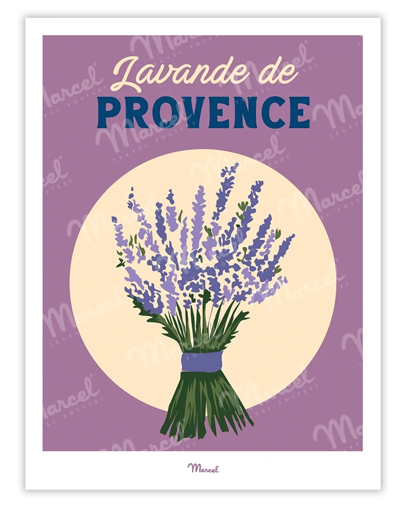 Affiche Travel Color PROVENCE "Lavande"