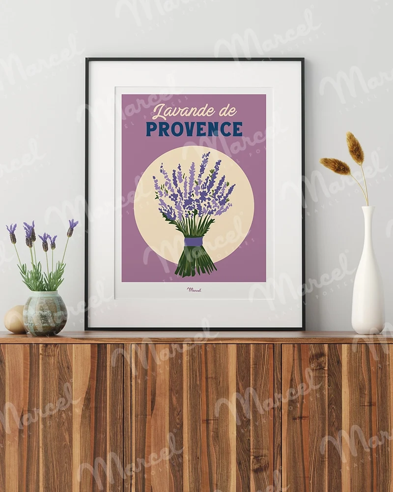 Affiche Travel Color PROVENCE "Lavande"