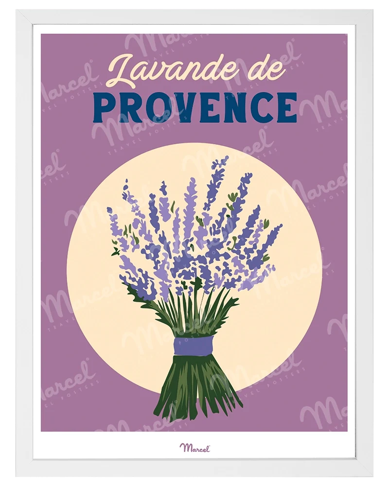 Affiche Travel Color PROVENCE "Lavande"
