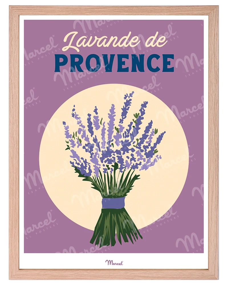 Affiche Travel Color PROVENCE "Lavande"