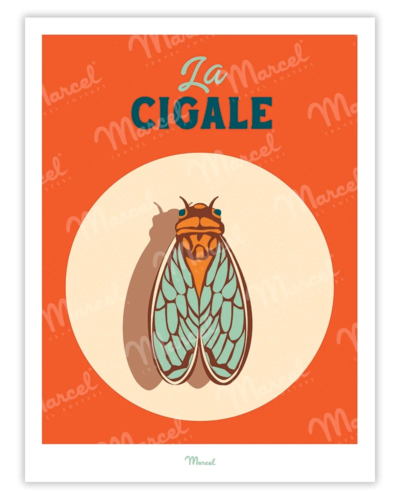 Affiche Travel Color "La Cigale"