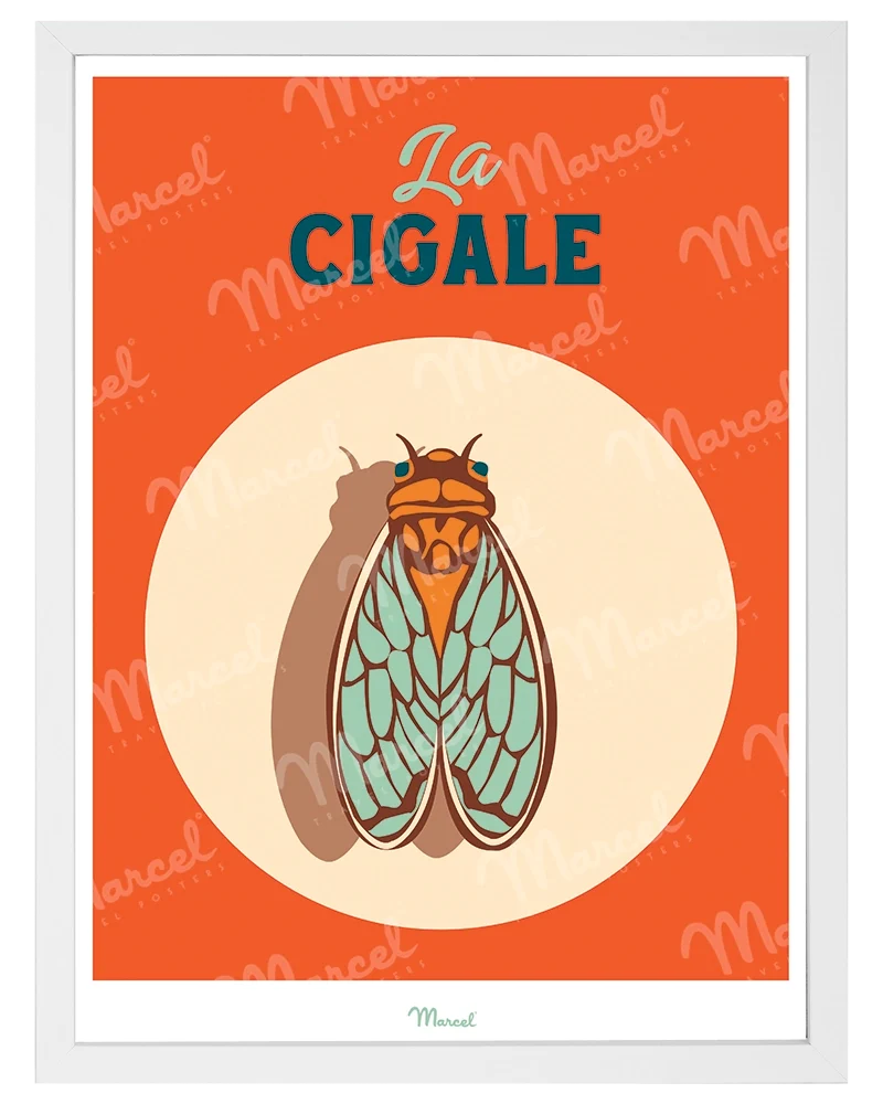 Affiche Travel Color "La Cigale"