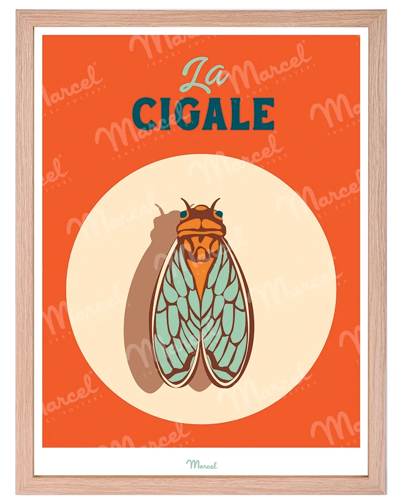 Affiche Travel Color "La Cigale"