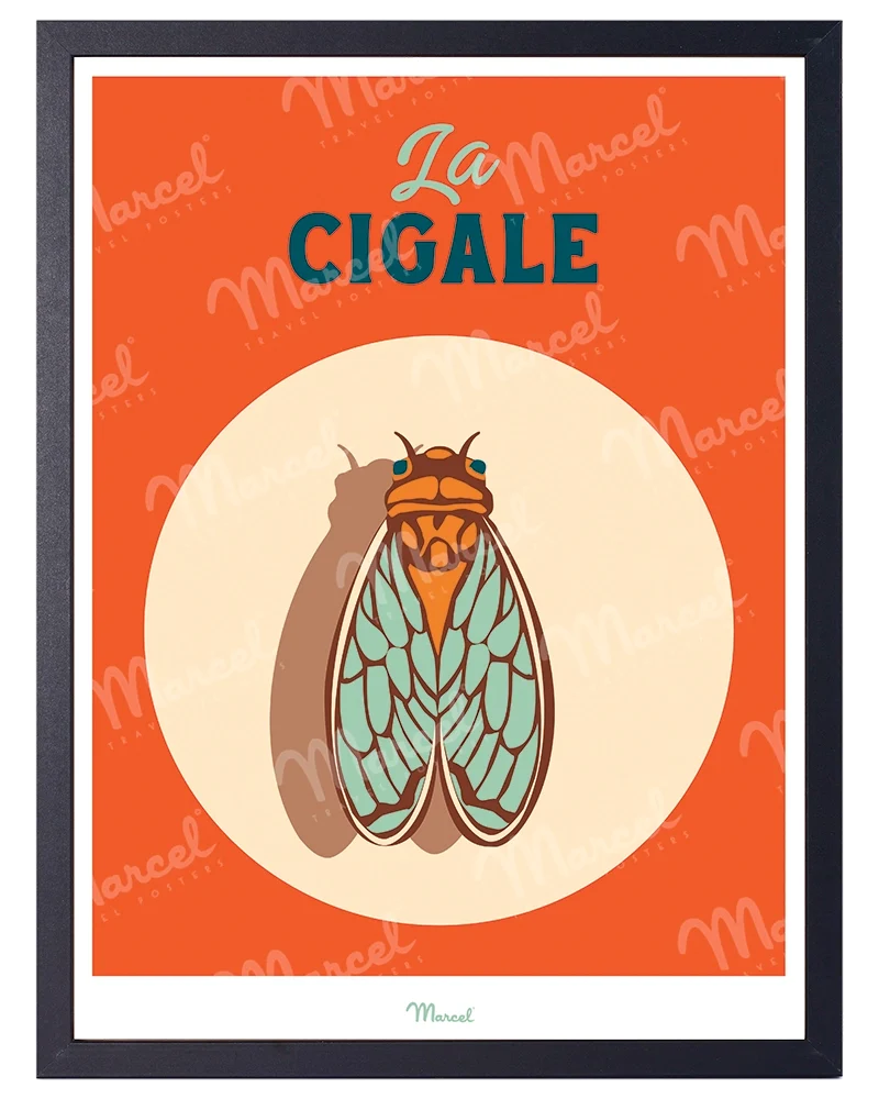 Affiche Travel Color "La Cigale"