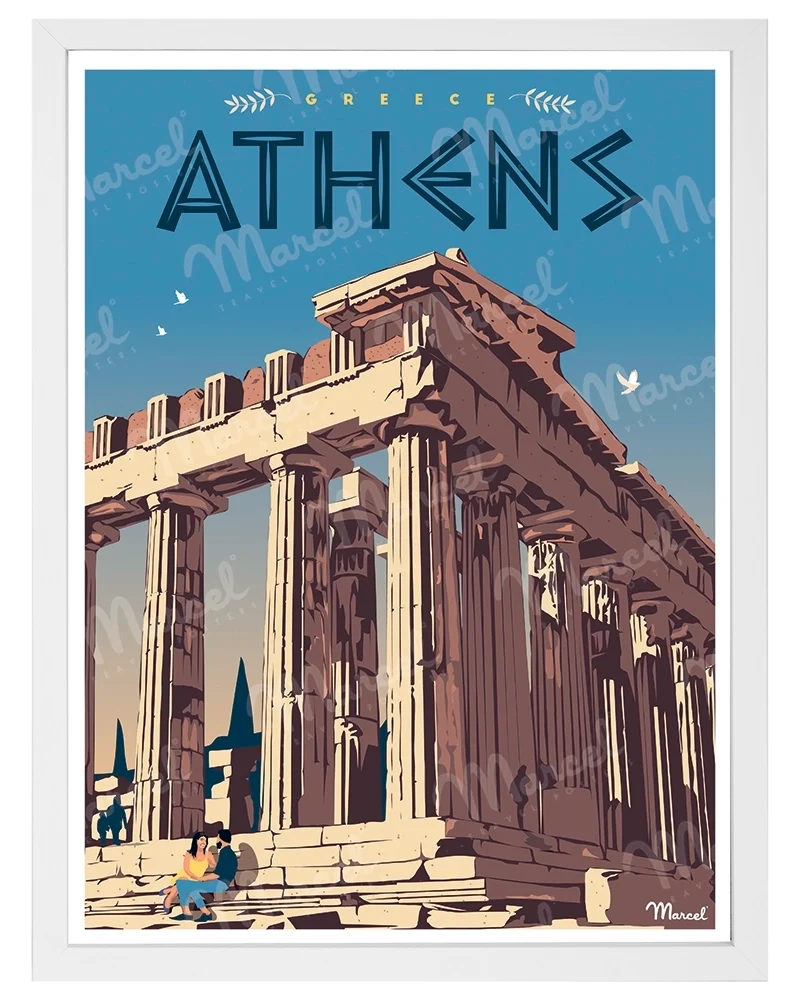 Affiche GRÈCE "Athènes"
