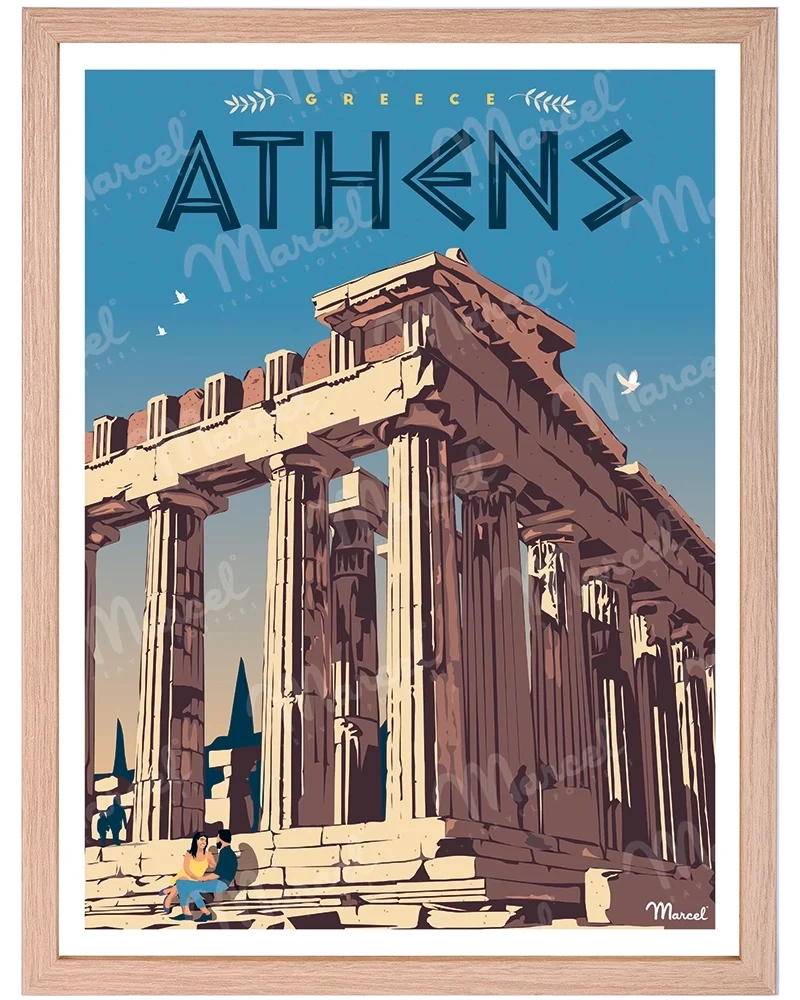 Affiche GRÈCE "Athènes"