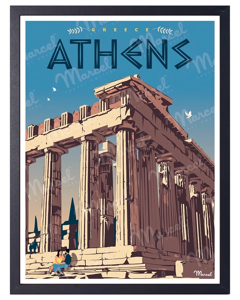Affiche GRÈCE "Athènes"