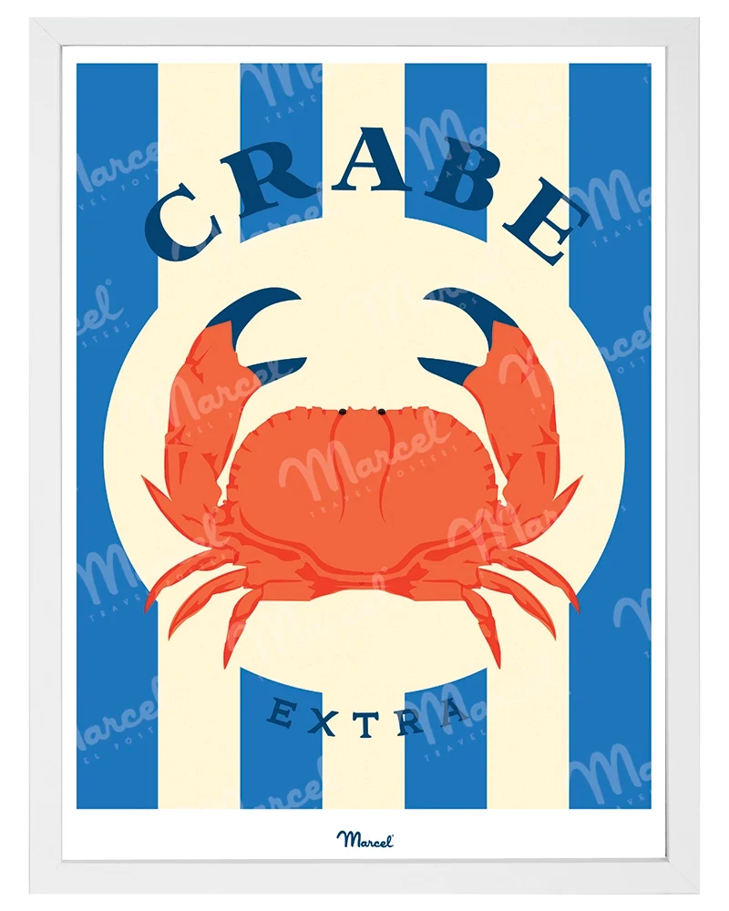 Affiche Travel Color "Crabe"