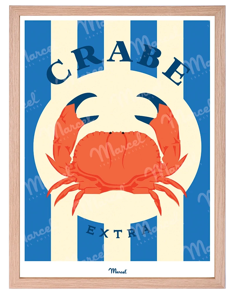 Affiche Travel Color "Crabe"