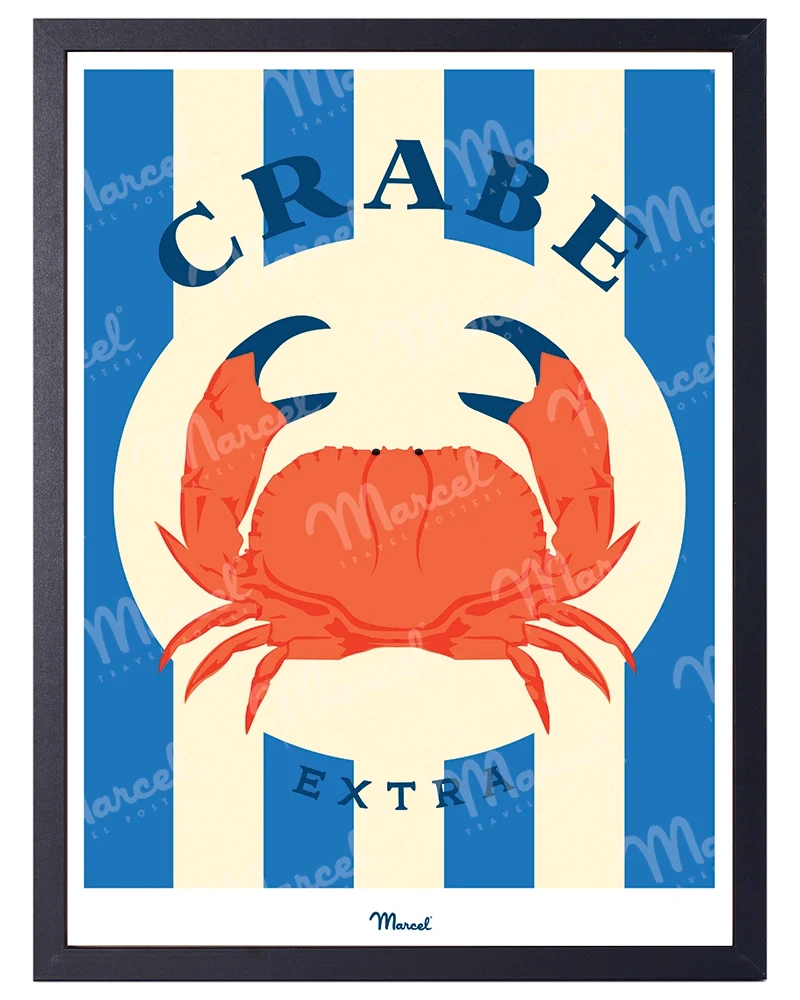 Affiche Travel Color "Crabe"
