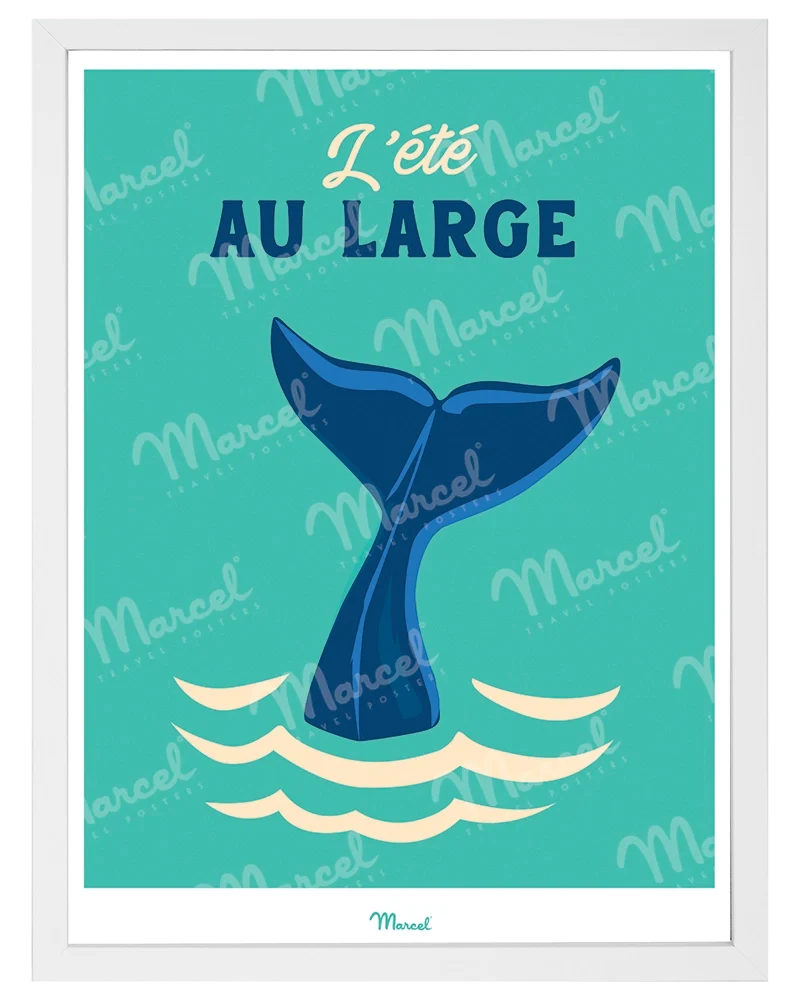 Affiche Travel Color "Baleine"