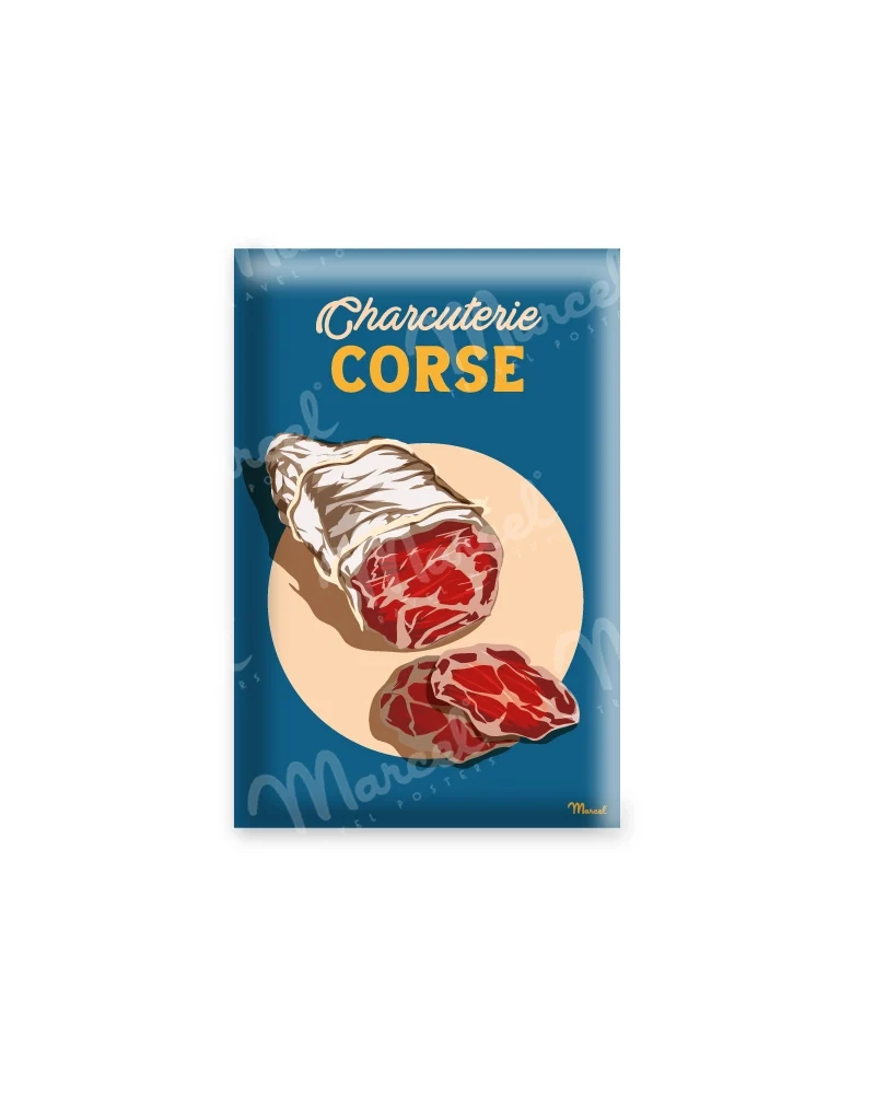 Magnet Travel Color CORSE "Charcuterie"