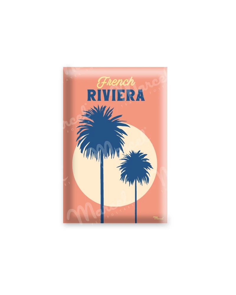 Magnet Travel Color FRENCH RIVIERA "Palmiers"