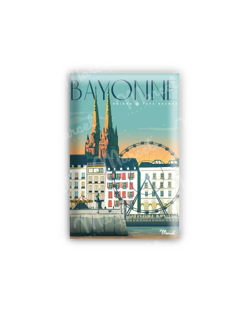 Magnet BAYONNE "Place du Réduit"