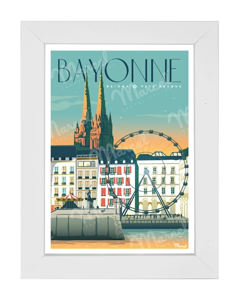 Carte Postale BAYONNE "Place du Réduit"