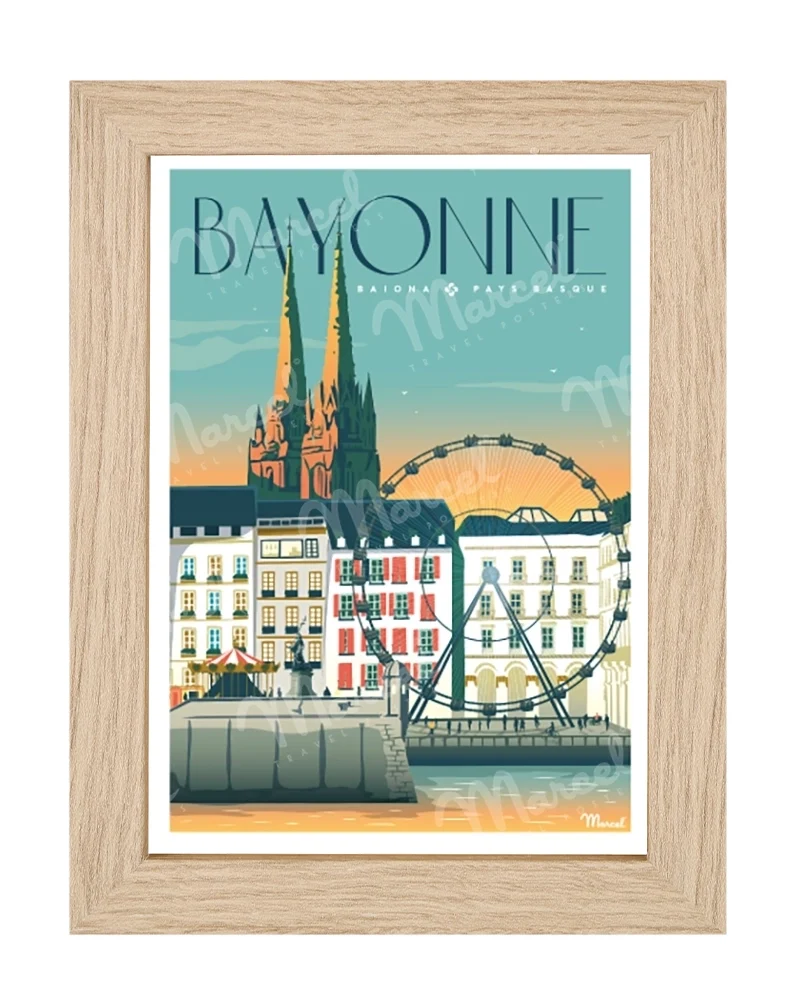 Carte Postale BAYONNE "Place du Réduit"