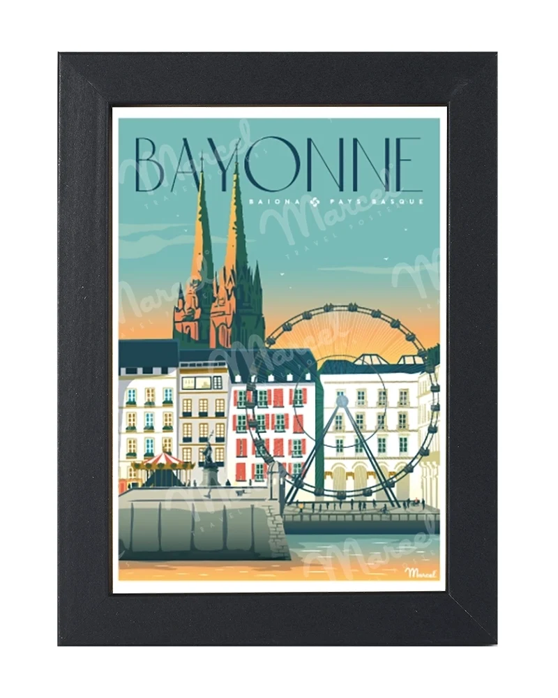 Carte Postale BAYONNE "Place du Réduit"