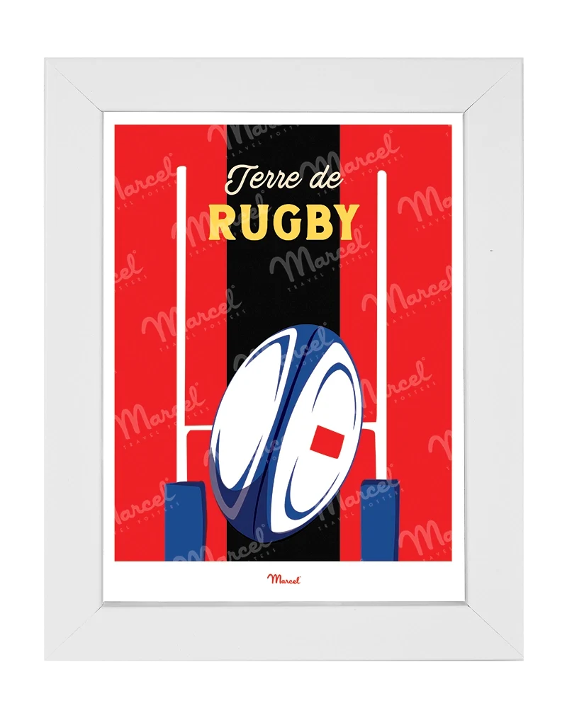Carte postale Travel Color "Rugby"
