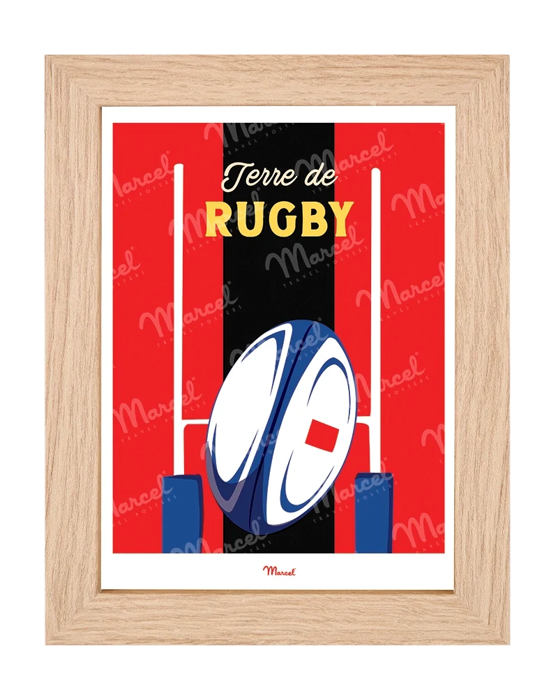 Carte postale Travel Color "Rugby"