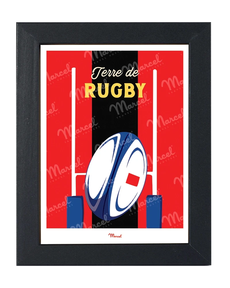 Carte postale Travel Color "Rugby"