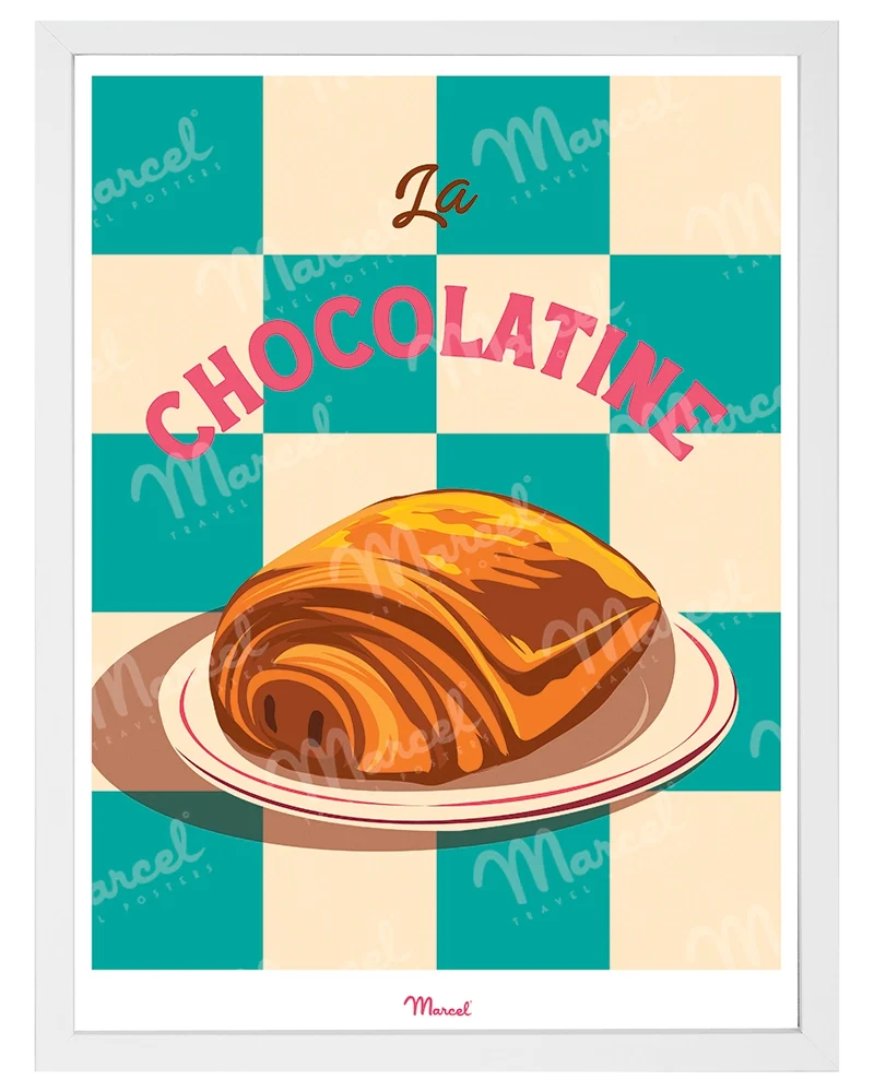 Affiche Travel Color "La chocolatine"
