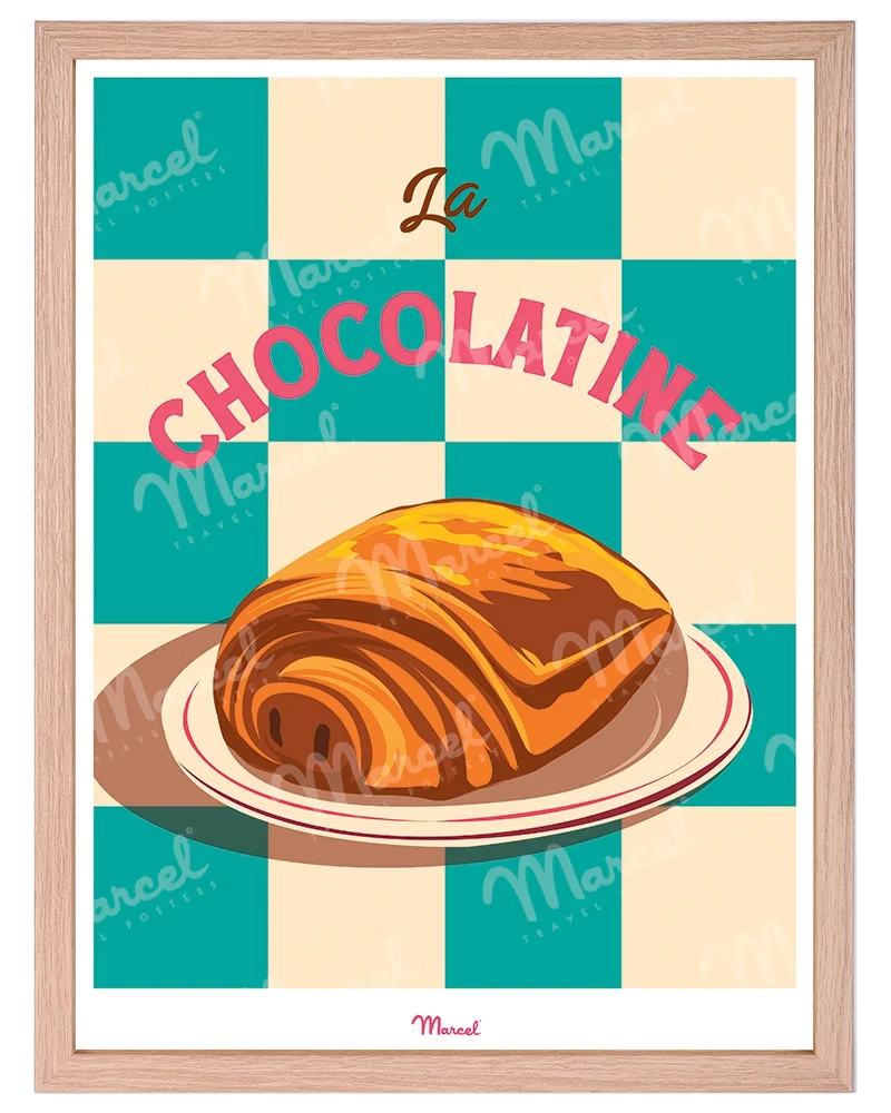 Affiche Travel Color "La chocolatine"