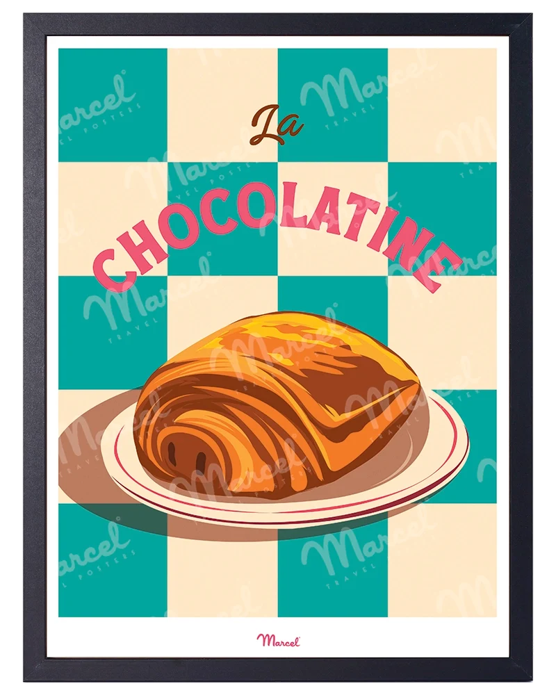 Affiche Travel Color "La chocolatine"