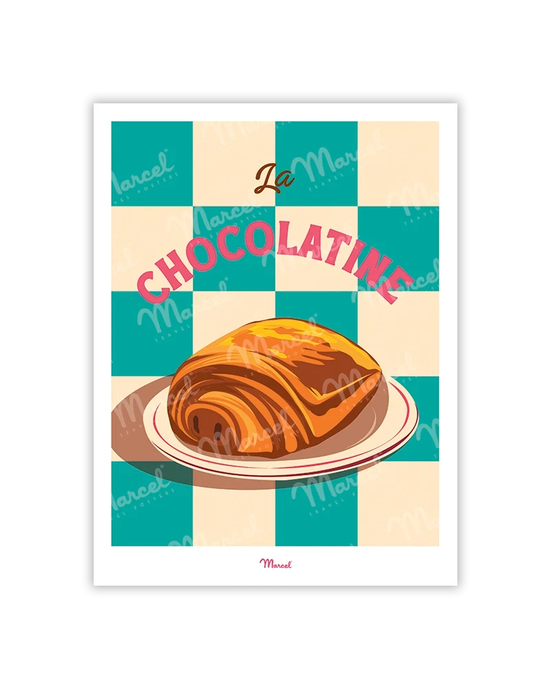 Carte postale Travel Color "La chocolatine"