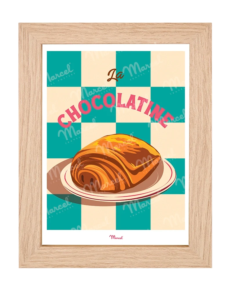 Carte postale Travel Color "La chocolatine"