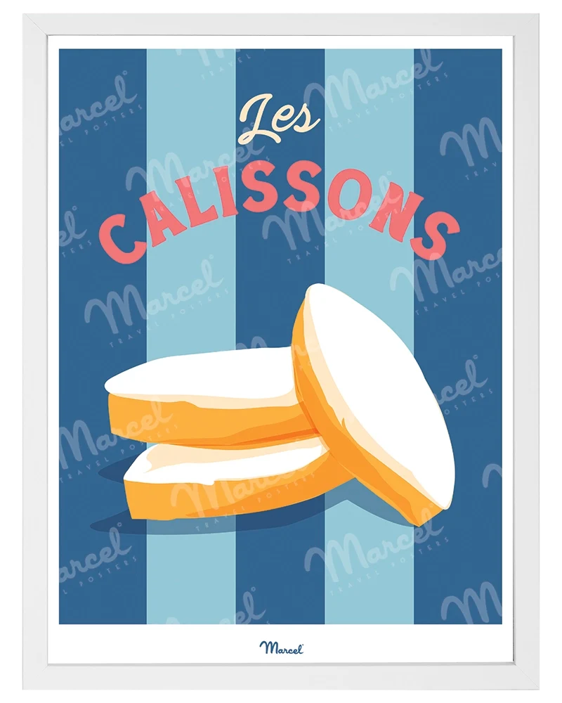 Affiche Travel Color PROVENCE "Calissons"