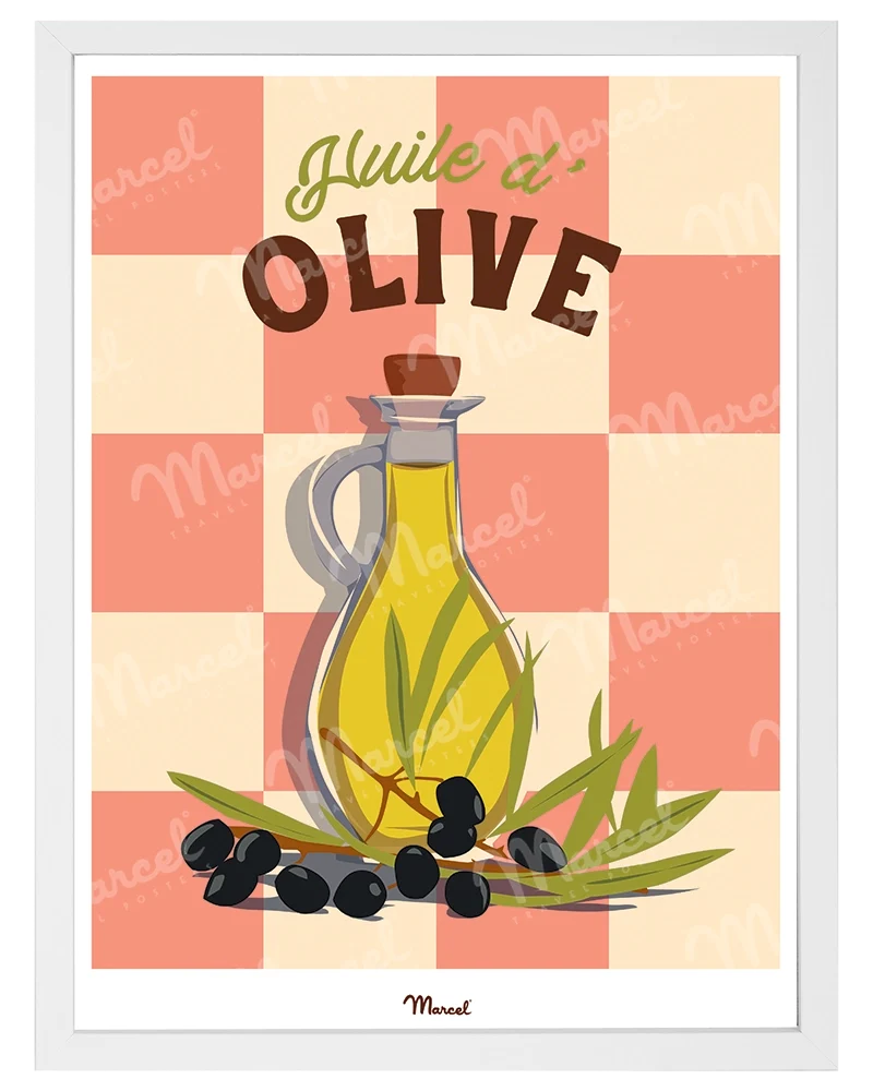 Affiche Travel Color "Huile d'olive"