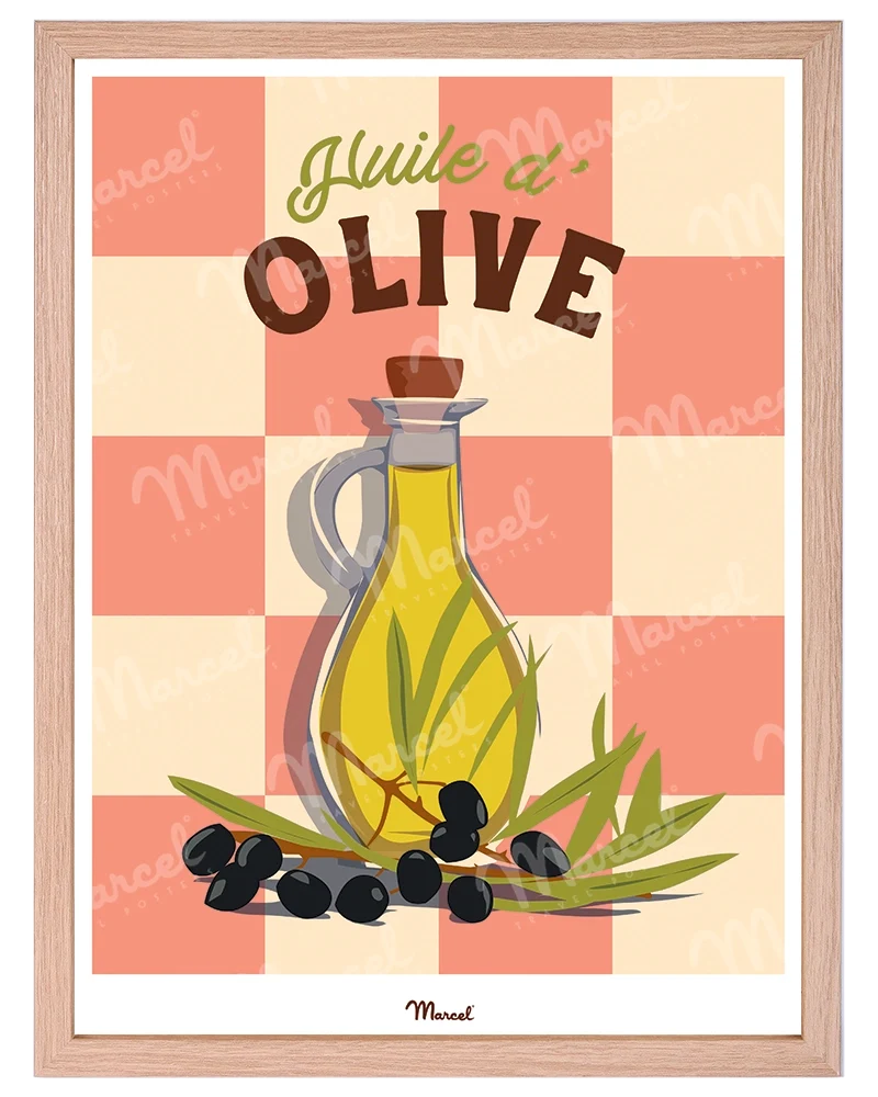 Affiche Travel Color "Huile d'olive"