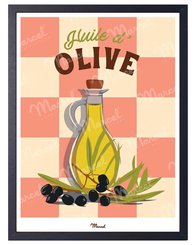 Affiche Travel Color "Huile d'olive"