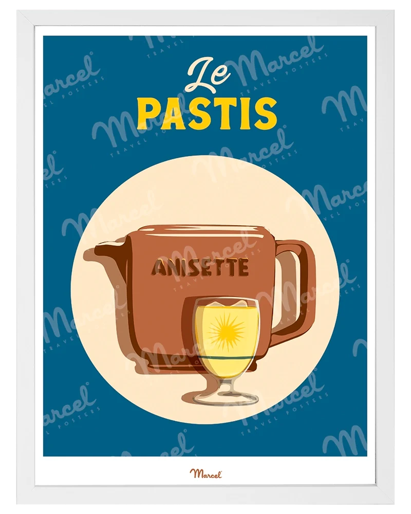 Affiche Travel Color "Pastis"