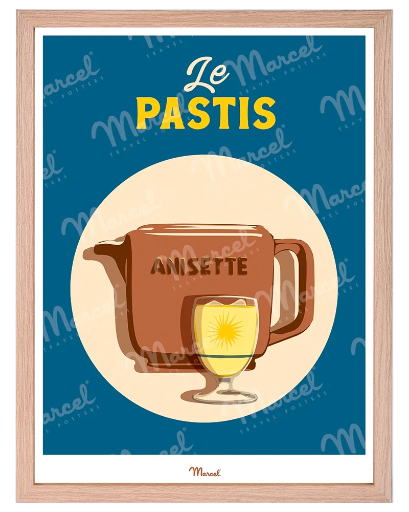 Affiche Travel Color "Pastis"