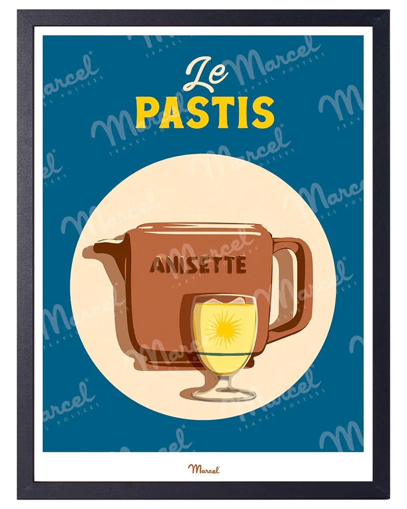 Affiche Travel Color "Pastis"
