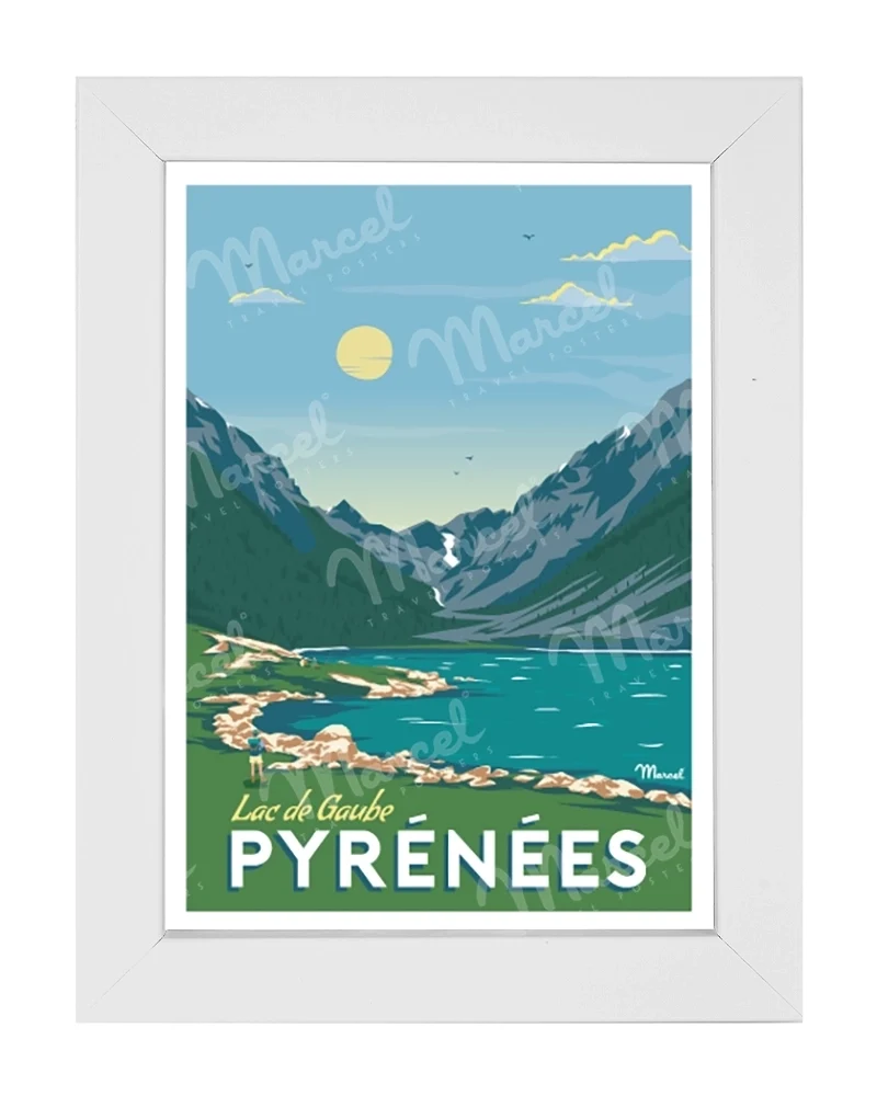 Carte Postale PYRÉNÉES "Lac de Gaube"