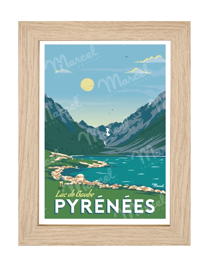 Carte Postale PYRÉNÉES "Lac de Gaube"