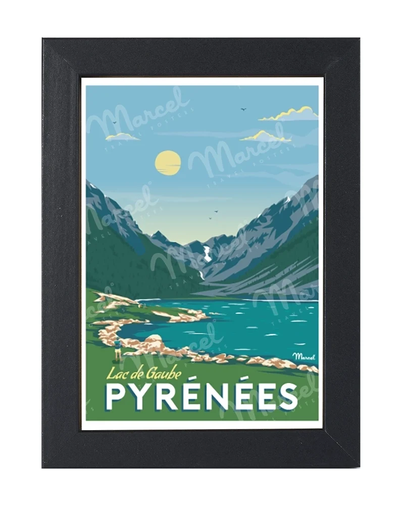 Carte Postale PYRÉNÉES "Lac de Gaube"